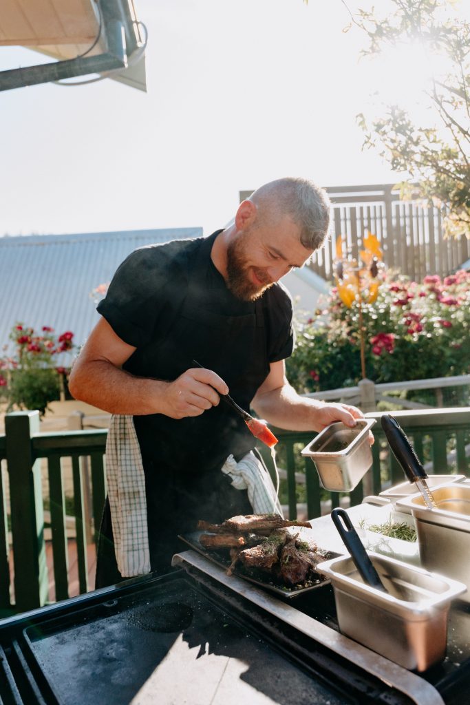 Chef Dominic at Gracie's Restaurant